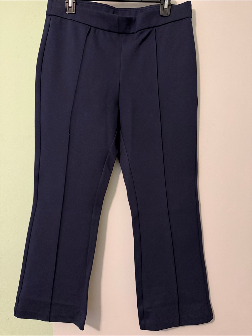 J. Crew Navy Cropped Ponte Pants